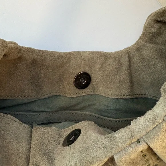 NWT Free People Skadi Suede Scrunch Tote - Picture 11 of 11